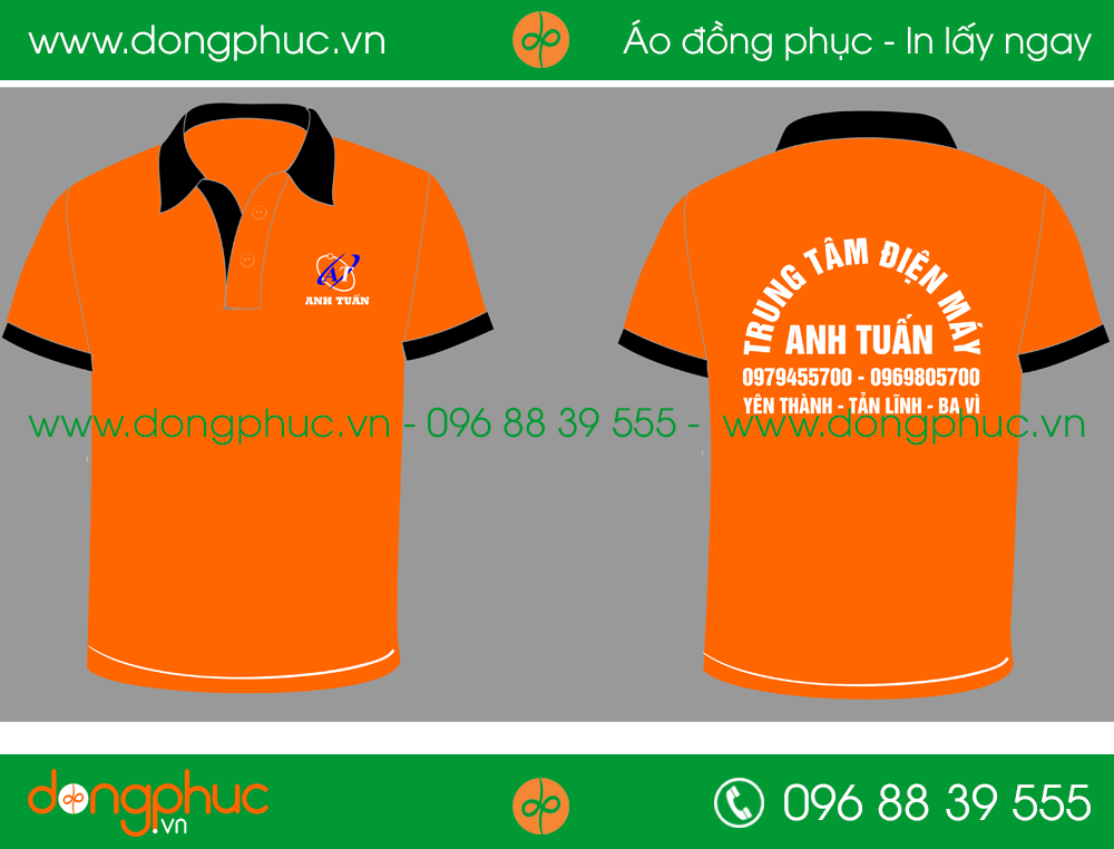 Áo phông đồng phục công ty Anh Tuấn